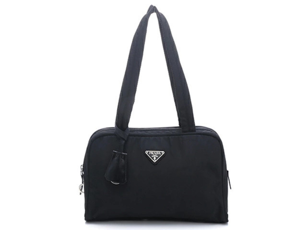 Prada handbag calfskin black